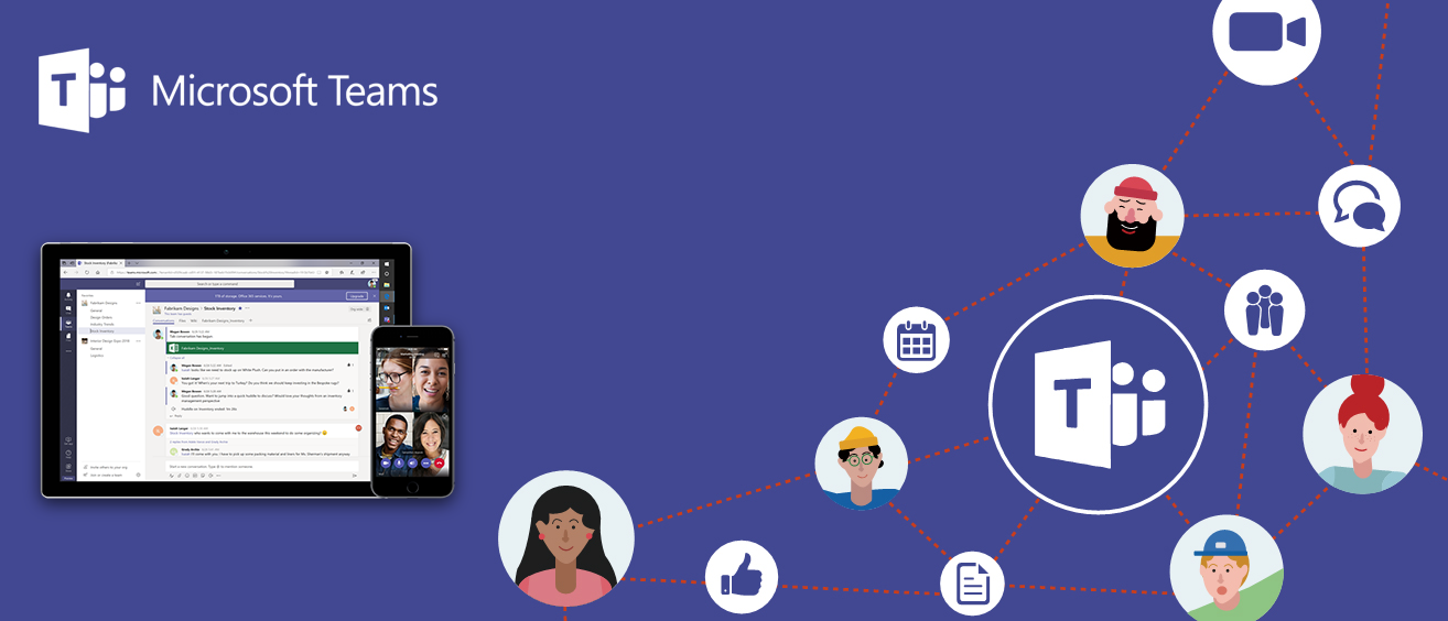 vector-of-connected-people-tablet-smartphone-microsoft-teams-logo